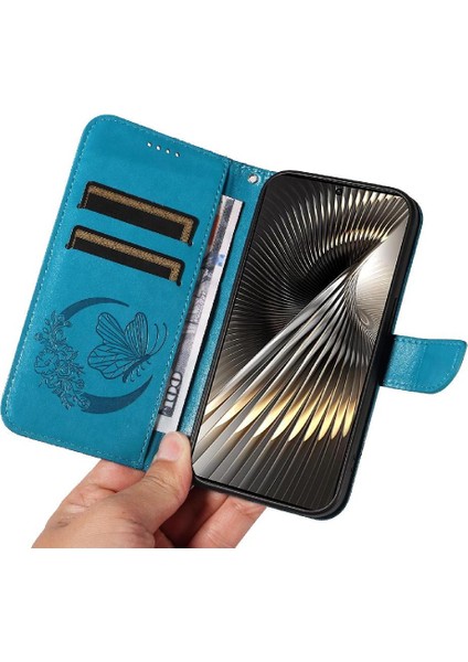 Xiaomi Poco F6 Kabartmalı Kelebek ile Yüksek Kaliteli Deri Flip Case (Yurt Dışından) modelleri