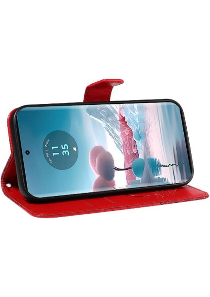 Motorola Kenar 40 Neo 5g Için Flip Case Kabartmalı Kelebek ile Yüksek Kalite (Yurt Dışından) fırsatları