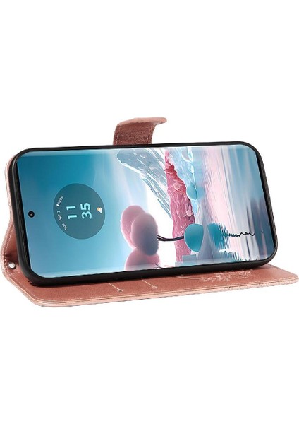 Motorola Kenar 40 Neo 5g Için Flip Case Kabartmalı Kelebek ile Yüksek Kalite (Yurt Dışından) fırsatları