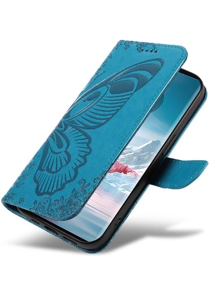 Motorola Kenar 40 Neo 5g Için Flip Case Kabartmalı Kelebek ile Yüksek Kalite (Yurt Dışından) modelleri