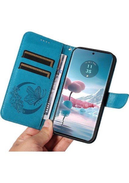 Motorola Kenar 40 Neo 5g Için Flip Case Kabartmalı Kelebek ile Yüksek Kalite (Yurt Dışından) fırsatları