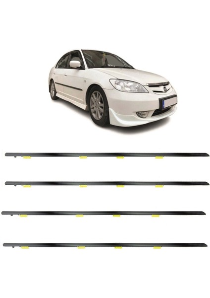 Honda Civic 2002-2006 Vtec Çıta Cam Sıyırıcı Fitil Takım 4 Kapı