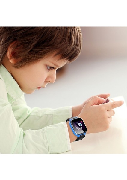 2 Yıl 360 Akıllı Botslab Çocuk Saati E3 Mavi Mavi 40 mm