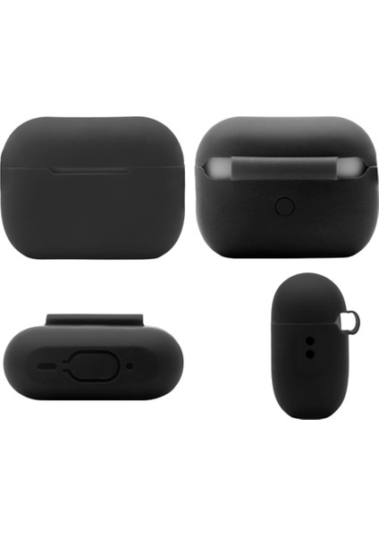 Apple Pro 2 için 3'ü 1 Arada Şarj Kutusu Kapağı Kulakiçi Kulaklık Tutucu/kaybolmaya Karşı Boyun Askısı ile Koruyucu Silikon Kılıf Seti-Süt Çayı (Yurt Dışından) indirimleri