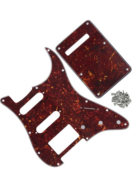 Gümüş Ayna 1 Katlı Stil Fleor 11 Delikli St Elektro Gitar Pickguard Ssh Hss Gitar Arka Plakası ve Vidalar Gitar Parçaları,21 Renk Seçeneği - (Yurt Dışından) indirimleri