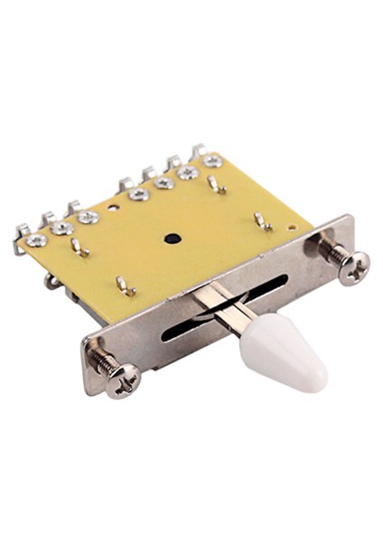 Stratocaster Elektro Gitarlar Için Beyaz Uçlu 5 Yollu Manyetik Seçici Anahtar (Yurt Dışından) modelleri