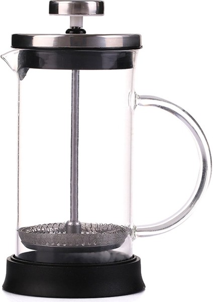 French Press Kahve ve Çay Makinesi, Kalınlaştırılmış Borosilikat Cam Paslanmaz ve Bulaşık Makinesinde Yıkanabilir, 350ML (Yurt Dışından)