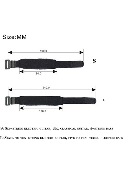 O 18CM Tarzı 1 Adet Gitar Perdesi Telleri Susturma Gürültü Engelleme Kılıfı Gitar Kiriş Bandı Gitarlar Bas Ukulele Telleri Için Müzik Aleti (Yurt Dışından) modelleri