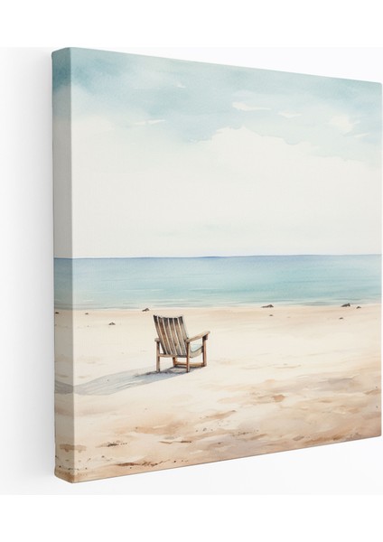 Yalnızlık Tablosu - Reddedilme, Özlem, Yalnızlık Tablosu, Kanvas Tablo, 30X30