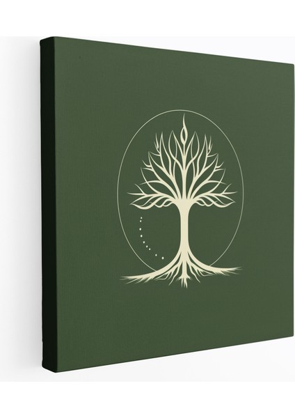 Yüzüklerin Efendisi Duvar Dekorasyonu - Gondor Ağacı - Yüzüklerin Efendisi, Kanvas Tablo, Gondor Ağacı, Ev Dekorasyonu, 30X30