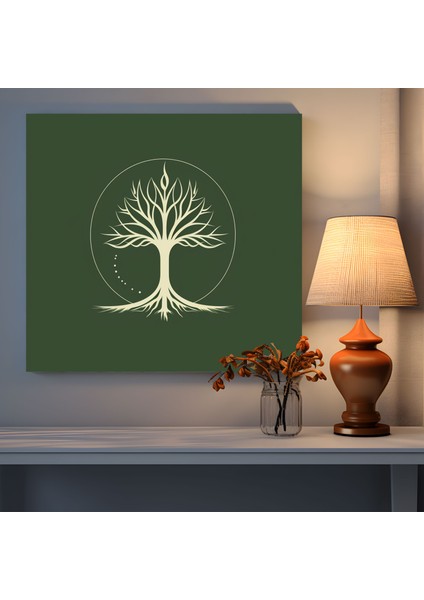 Yüzüklerin Efendisi Duvar Dekorasyonu - Gondor Ağacı - Yüzüklerin Efendisi, Kanvas Tablo, Gondor Ağacı, Ev Dekorasyonu, 30X30