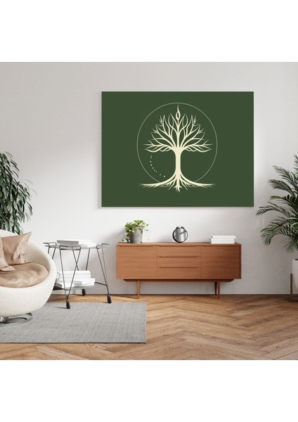 Yüzüklerin Efendisi Duvar Dekorasyonu - Gondor Ağacı - Yüzüklerin Efendisi, Kanvas Tablo, Gondor Ağacı, Ev Dekorasyonu, 30X30