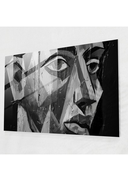 Pablo Picasso Modern Sanat - Minimalist Portre - Pablo Picasso, Modern Sanat, Pablo Picasso, Duvar Dekorasyonu, 45X30