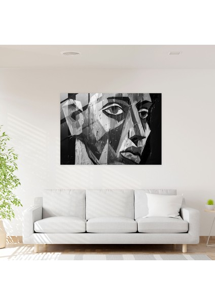 Pablo Picasso Modern Sanat - Minimalist Portre - Pablo Picasso, Modern Sanat, Pablo Picasso, Duvar Dekorasyonu, 45X30