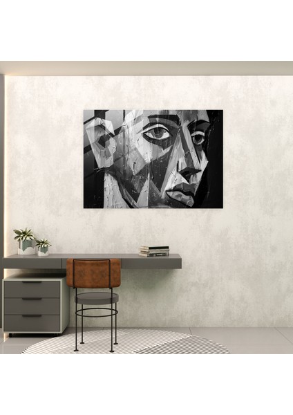 Pablo Picasso Modern Sanat - Minimalist Portre - Pablo Picasso, Modern Sanat, Pablo Picasso, Duvar Dekorasyonu, 45X30