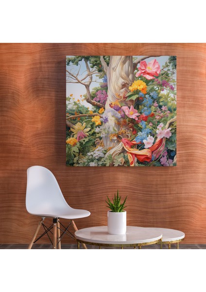 Hermes Ipek Eşarp Botanik Kanvas Tablo - Hermes, Kanvas Tablo, Kanvas Tablo, Kanvas Tablo, 30X30 modelleri