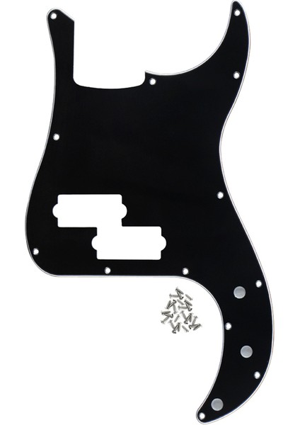 Siyah Stil Yeni Delik Pb P Bakguard Çizik Plakası 4 Tellik Bas Aksesuarları Için Truss Rod Deliği ve Vidaları Yok, Opsiyonel Renkler (Yurt Dışından)