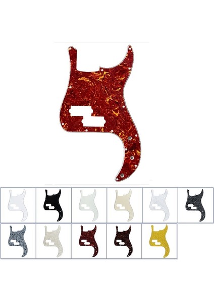 Siyah Stil Yeni Delik Pb P Bakguard Çizik Plakası 4 Tellik Bas Aksesuarları Için Truss Rod Deliği ve Vidaları Yok, Opsiyonel Renkler (Yurt Dışından)