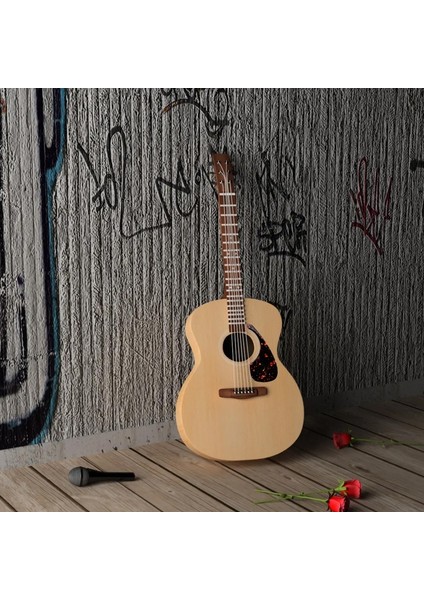 R Tarzı 1 Adet Evrensel Profesyonel Halk Akustik Gitar Pickguard Kendinden Yapışkanlı Pickguard Sticker Akustik Gitar Parçası Için Yeni (Yurt Dışından)