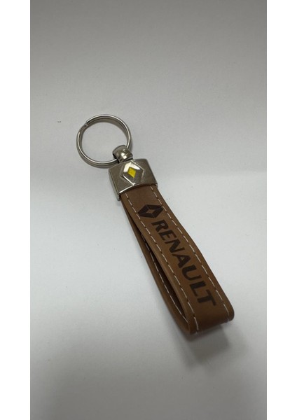 Renault Yazılı ve Logolu TERMO DERİ Anahtarlık (Kahverengi) fiyatları