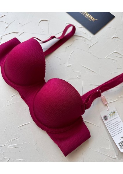 Samanta Balenli Desteksiz Lazer Kesim Parlak Kumaşlı Ithal Sütyen -42 fiyatları