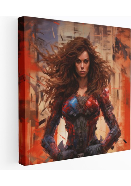 Marvel Kadın Süper Kahramanlar Duvar Tablosu - Marvel, Kadın Süper Kahramanlar, Ev Dekorasyonu, Duvar Süslemesi, 30X30