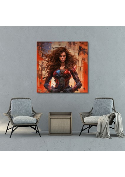 Marvel Kadın Süper Kahramanlar Duvar Tablosu - Marvel, Kadın Süper Kahramanlar, Ev Dekorasyonu, Duvar Süslemesi, 30X30 fiyatları
