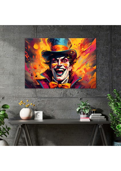Sirk Sirk Ustası Duvar Sanatı - Sirk, Kanvas Tablo, Duvar Sanatı, Büyüleyici Enerji, 50X30