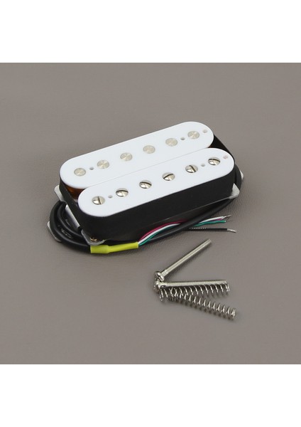 Beyaz Köprü 14K Stili Fleor Seramik Humbucker Manyetik 4 Telli Gitar Çift Bobin Manyetik-Zebrasiyahbeyaz (Yurt Dışından)