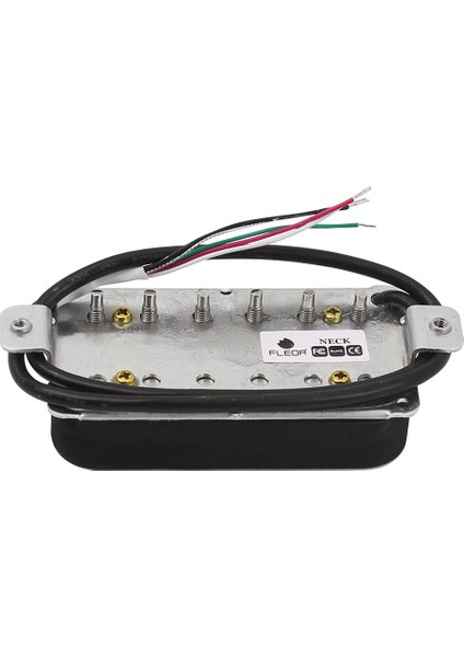 Beyaz Köprü 14K Stili Fleor Seramik Humbucker Manyetik 4 Telli Gitar Çift Bobin Manyetik-Zebrasiyahbeyaz (Yurt Dışından)