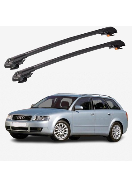 Audı A4 Avant 2002-2004 Trx1 Thunder Carrier Kilitli Ara Atkı Taşıyıcı Tavan Barı Gri fiyatları