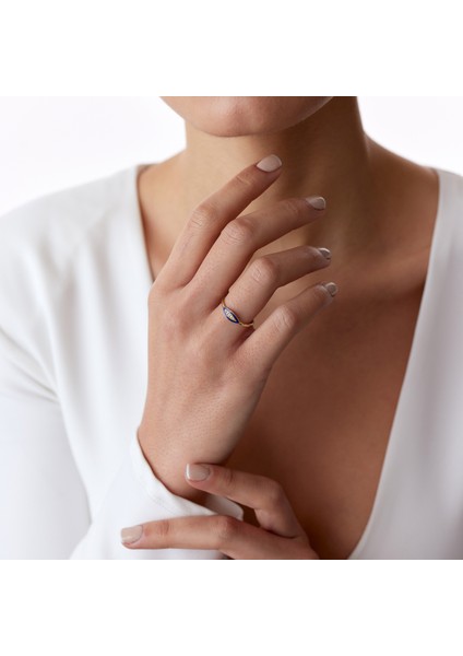 14 Ayar Altın Mineli Günlük Yüzük fırsatları