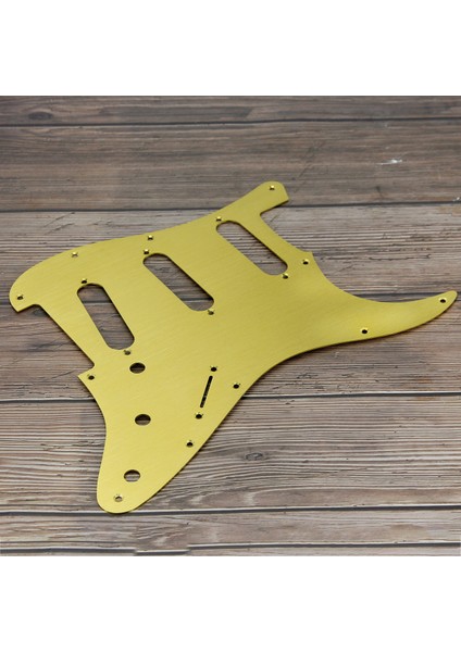 Fleor Anodize Alüminyum Metal Pickguard Elektro Gitar Kapak Plakası 1 Kat Altın Delikli Fd St Stil Gitar (Yurt Dışından)