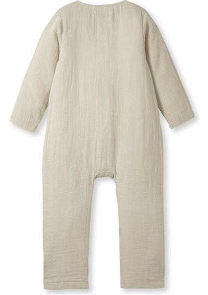 Unisex Çocuk Müslin Uzun Kollu Romper fiyatları