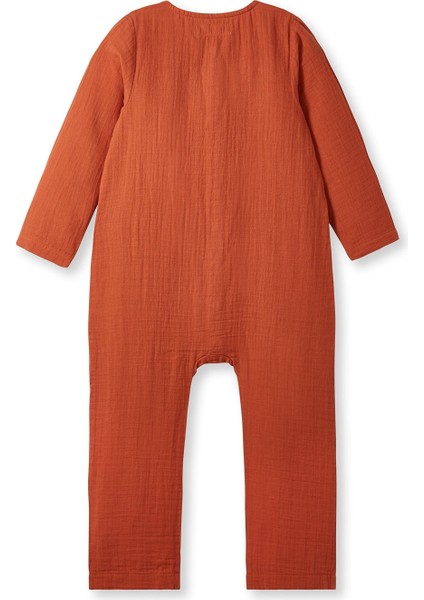 Unisex Çocuk Müslin Uzun Kollu Romper fiyatları