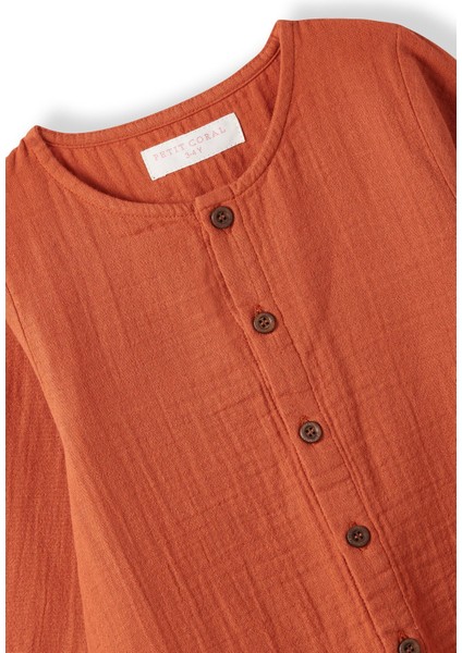 Unisex Çocuk Müslin Uzun Kollu Romper modelleri