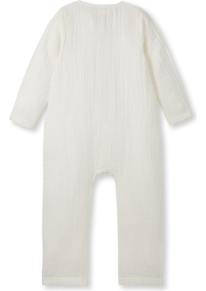 Unisex Çocuk Müslin Uzun Kollu Romper fiyatları