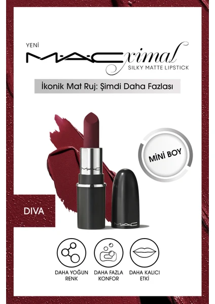 Macximal Mini Silky Matte Lipstick - Diva