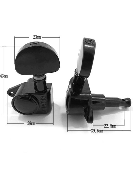 3TT401351-S Tarzı Elektro Gitar Için 3L3R Mühürlü Tel Akort Makinesi Başlığı Pxpf (Yurt Dışından) fırsatları