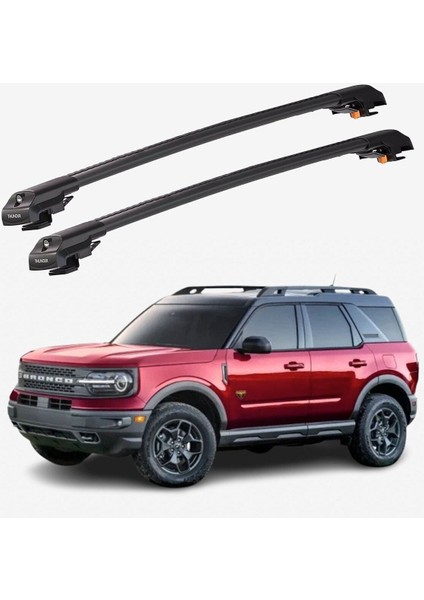 Ford Bronco Sport 2021-SONRASI Trx1 Thunder Carrier Kilitli Ara Atkı Taşıyıcı Tavan Barı Gri fiyatları