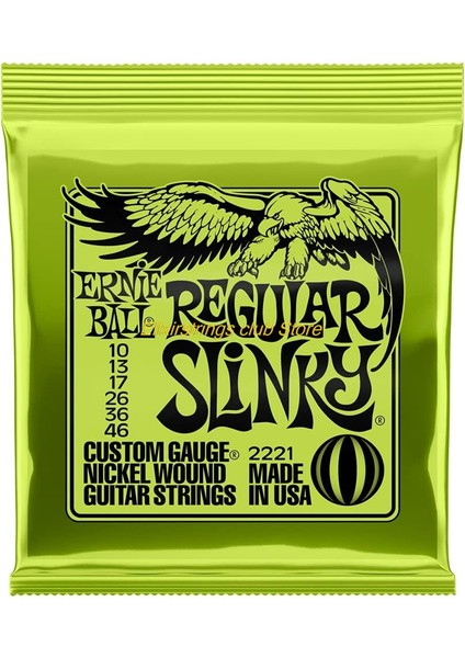 Elektrikli 2221 10-46 Tarzı 12 Takım Ernie Ball Elektro Gitar Teli ve Gerçek Ağır Metal Rock Gitar Aksesuarı (Yurt Dışından)