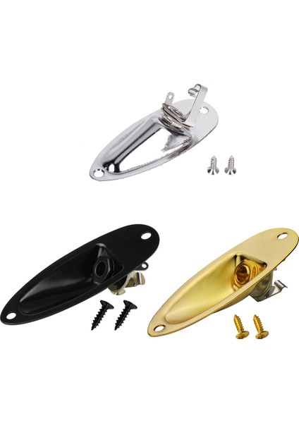 No.3 Tarzı Strat Stratocaster Elektro Gitar Jack Plakası Tekne Şekilli Ses Bağlantı Noktası Paneli - (Yurt Dışından) modelleri