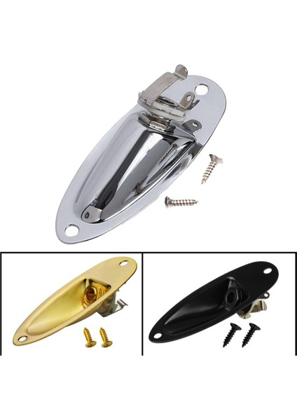 No.3 Tarzı Strat Stratocaster Elektro Gitar Jack Plakası Tekne Şekilli Ses Bağlantı Noktası Paneli - (Yurt Dışından) indirimleri