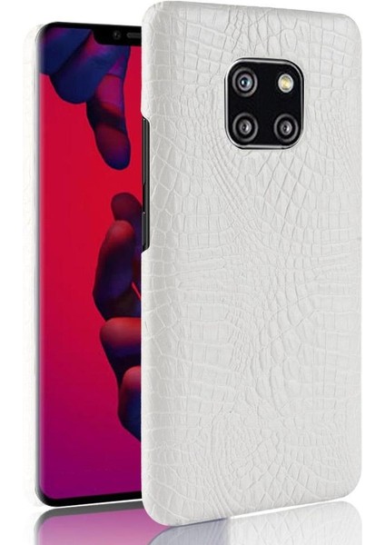 Huawei Mate 20 Pro Için Şık Klasik Durumda Klasik Timsah Moda Anti (Yurt Dışından)