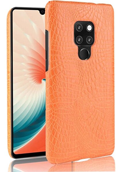 Colorful Shop Huawei Mate 20 Için Şık Klasik Durumda Klasik Timsah Moda Anti (Yurt Dışından)