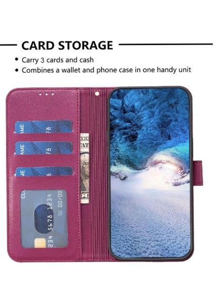 Colorful Shop Samsung Galaxy M23 5g Yonca Çiçek Cüzdan Çok Renkli Pu Için Flip Case (Yurt Dışından)