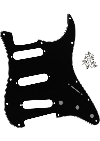 Nane Yeşili 3 Katlı Stil Yeni 11 Delikli Sss Gitar Pickguard Koruma Plakası ve Vidaları Strat'lere Uyar, 10 Renk Seçeneği - (Yurt Dışından) modelleri