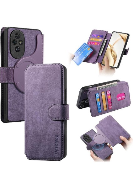 Onur 200 Mıknatıs Koruyucu Malzeme Için Flip Case Retro Cüzdan Kart Standı (Yurt Dışından)