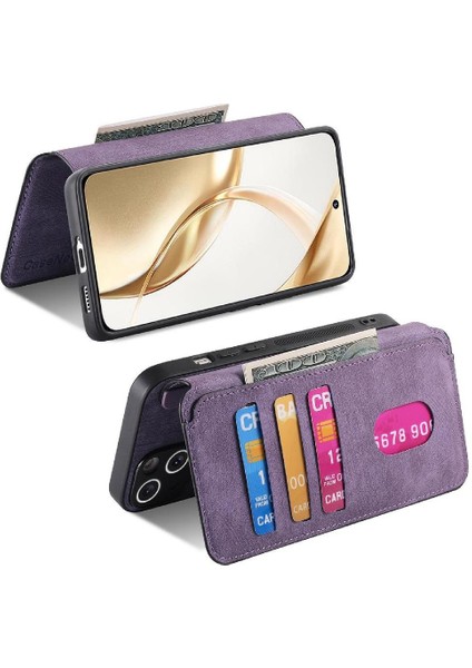 Onur 200 Mıknatıs Koruyucu Malzeme Için Flip Case Retro Cüzdan Kart Standı (Yurt Dışından) modelleri