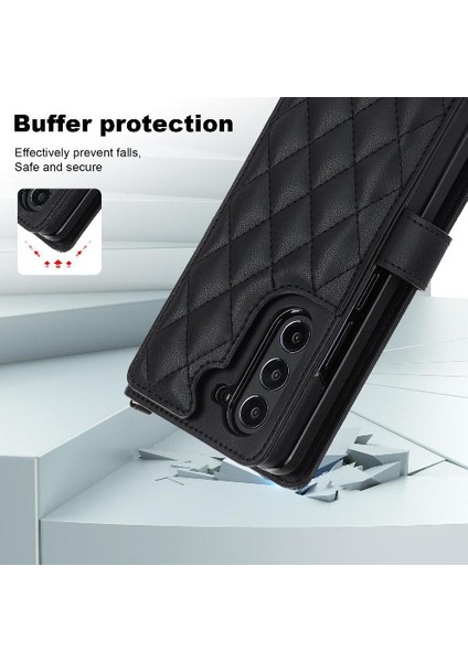 Samsung Galaxy Z Için Kılıf Fold 6 Premium Koruma Deri Cüzdan Kılıf 5 (Yurt Dışından) fiyatları
